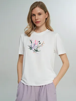 Футболка Luhta Annis, белый, арт. 939325301QTL0F0-980