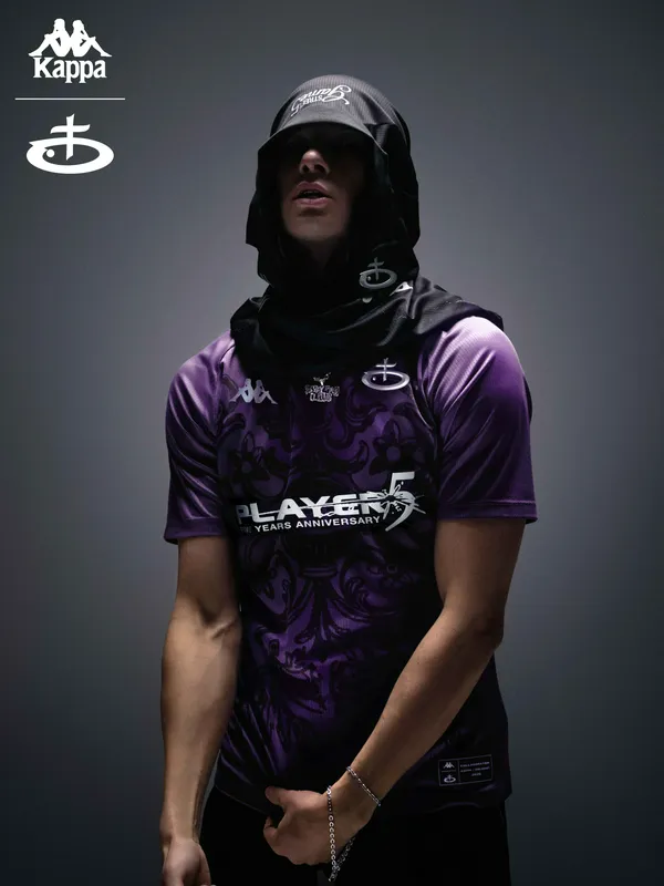 Джерси Kappa x OBLADAET, фиолетовый, арт. 382H74WKAP-OB3