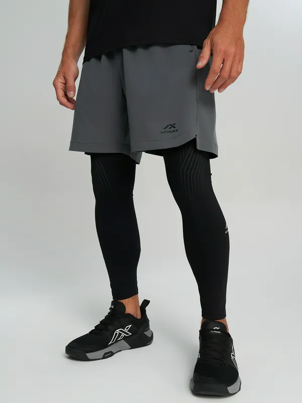 Шорты мужские Athlex свободного кроя, серый, арт. 145637A31-93