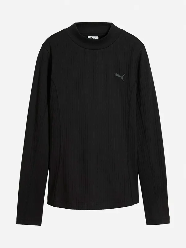 Лонгслив Puma приталенный, черный, арт. 694025P0P-01