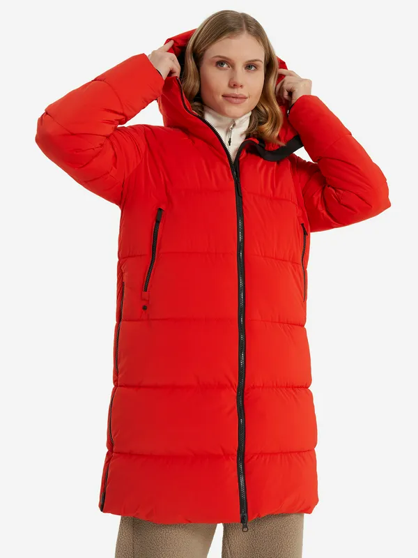 Пальто Luhta прямого кроя, красный, арт. 838412361QTL0F-641