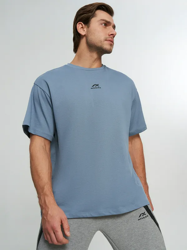 Футболка Athlex оверсайз, голубой, арт. 145612A31-S0