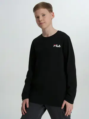 Лонгслив FILA с логотипом, черный, арт. 146389FLA-99