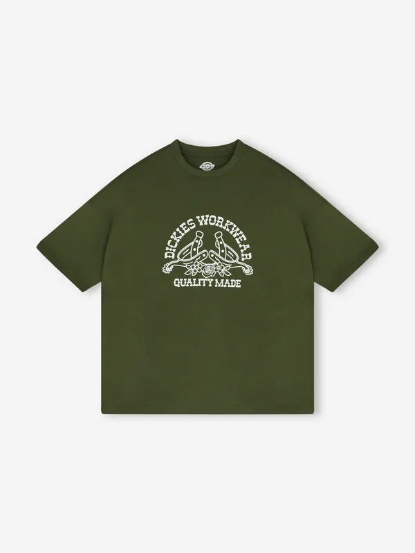 Футболка Dickies свободного кроя с принтом, зеленый, арт. DK0A8838D3F-K721