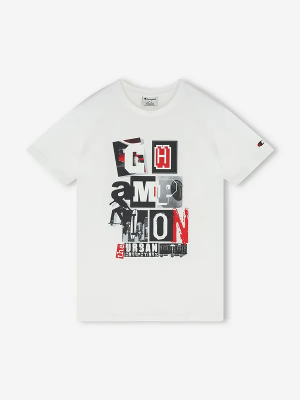 Футболка Champion с принтом, белый, арт. 307648C0K-WW001