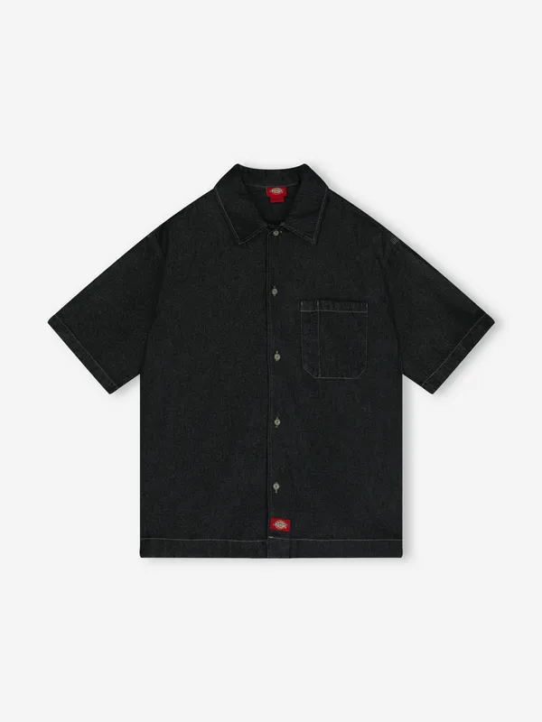 Рубашка с коротким рукавом Dickies Denim свободного кроя, синий, арт. DK0A88PHD3F-RIN1