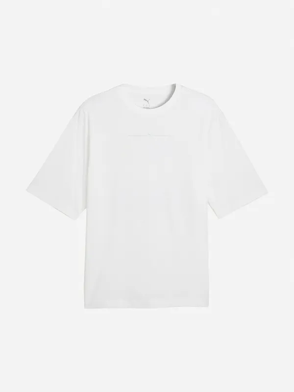 Футболка Puma с принтом и круглым вырезом, белый, арт. 694362P0P-02