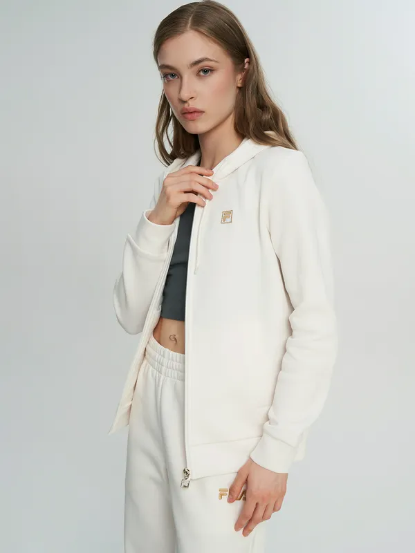 Толстовка FILA на молнии с капюшоном, бежевый, арт. 147075FLA-01