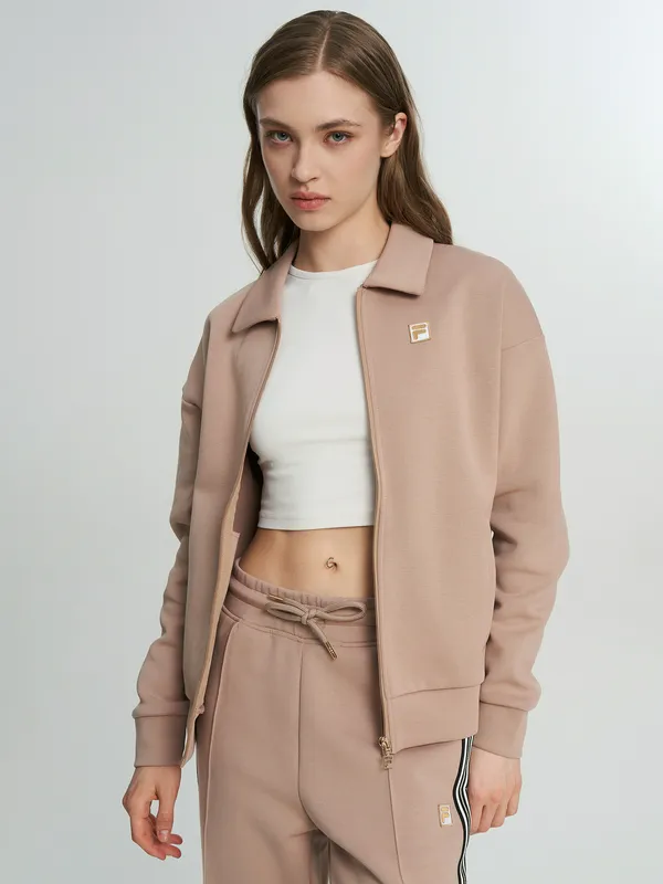 Толстовка FILA на молнии, бежевый, арт. 133216FLA-T1