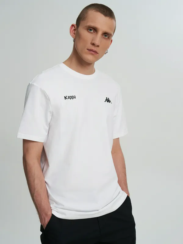 Футболка Kappa с логотипом, белый, арт. 145584KAP-00