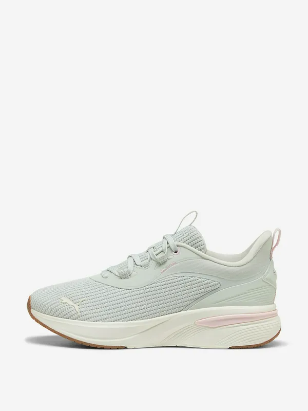 Кроссовки женские Puma Softride Charm с сетчатыми вставками, зеленый, арт. 312966P0P-14