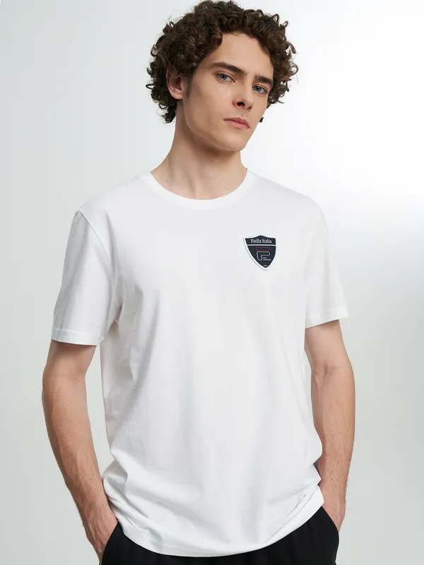 Футболка FILA прямого кроя, белый, арт. 144139FLA-00