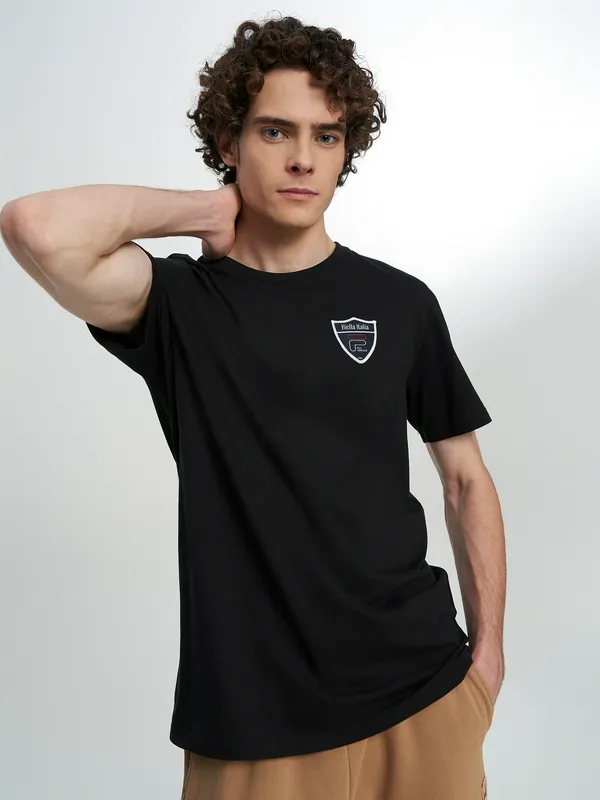 Футболка FILA прямого кроя, черный, арт. 144139FLA-99