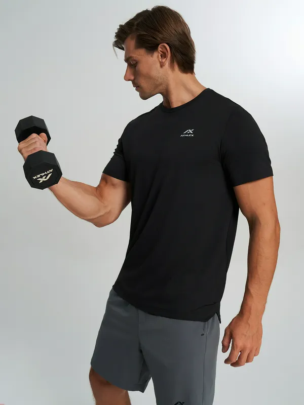 Футболка Athlex прямого кроя, черный, арт. 145643A31-99