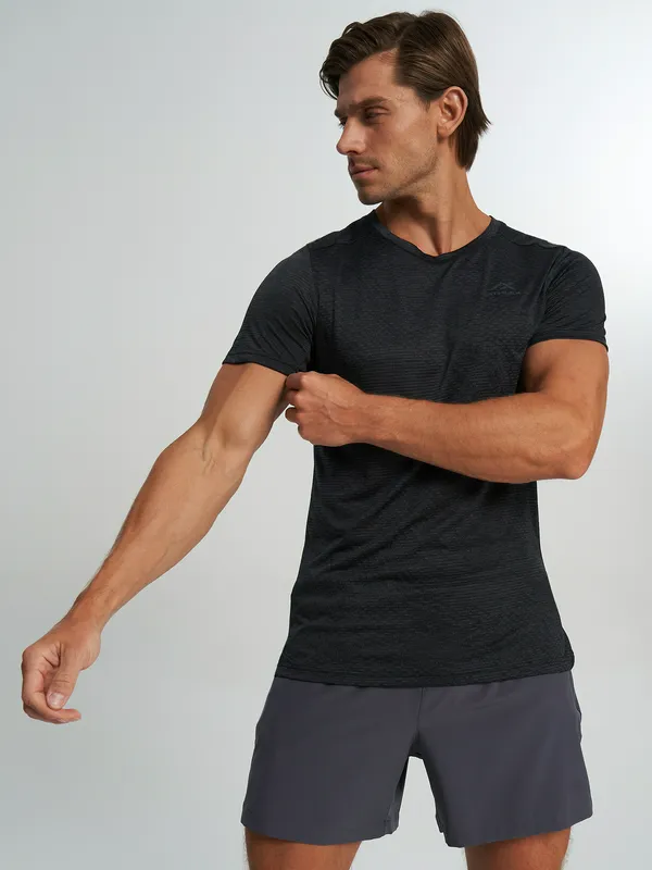 Футболка Athlex зауженная, черный, арт. 145604A31-B1