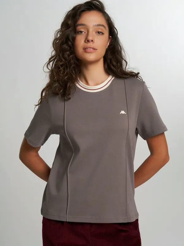 Футболка Robe di Kappa свободного кроя, коричневый, арт. 136906R2Y-T3