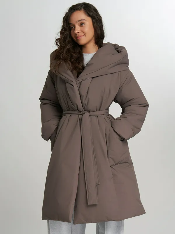 Пальто Robe di Kappa свободного кроя, коричневый, арт. 146564R2Y-T3