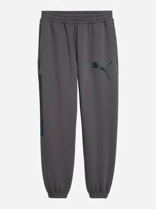 Брюки Puma свободного кроя с флисовой изнанкой, серый, арт. 694319P0P-34