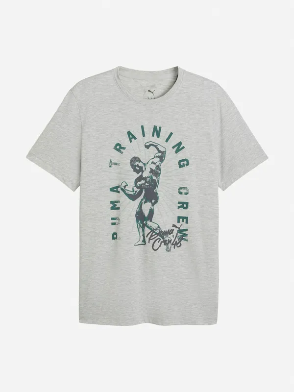 Футболка Puma с принтом, серый, арт. 529316P0P-04