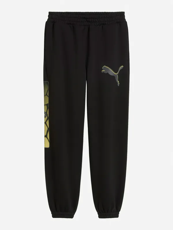 Брюки Puma свободного кроя с флисовой изнанкой, черный, арт. 694319P0P-01