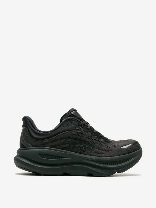 Кроссовки Hoka One One с вставками из сетки, черный, арт. 1162011H0X-BBLC