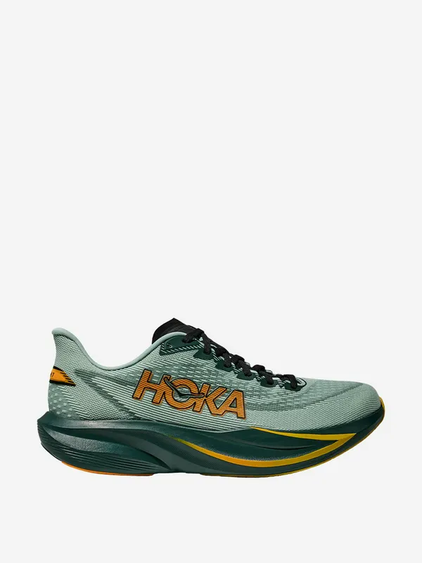 Кроссовки Hoka One One Mach 7 с сетчатыми вставками, зеленый, арт. 1171904H0X-SBY