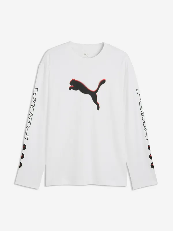 Футболка Puma Graphic свободного кроя, белый, арт. 694329P0P-02