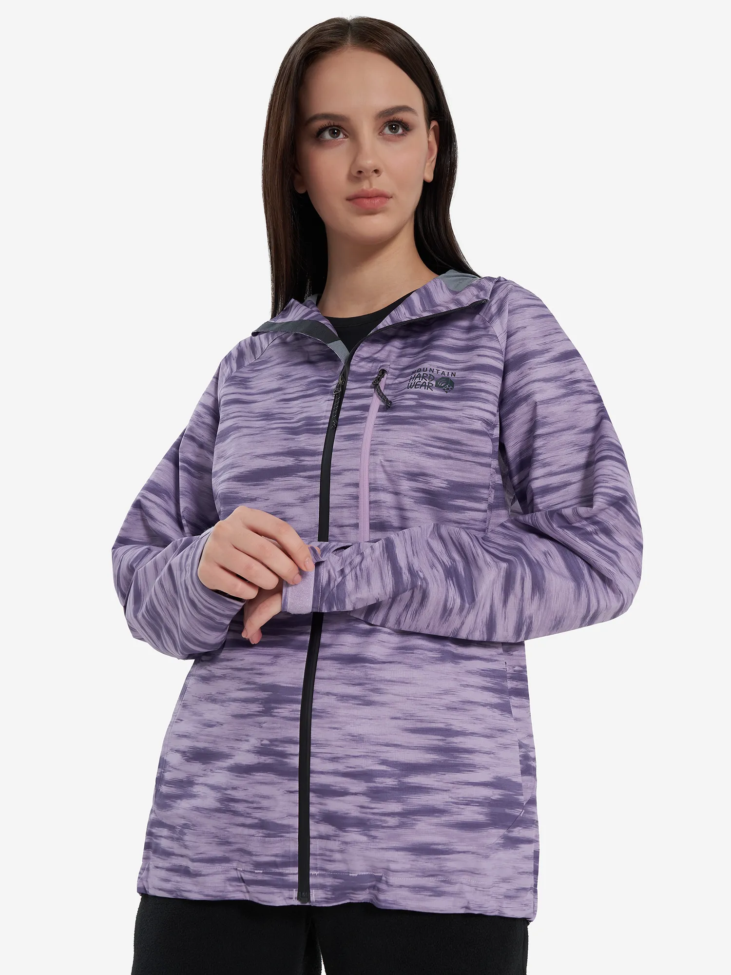 Ветровка Mountain Hardwear Stretch Ozonic Jacket, фиолетовый, арт. 2093471MHW-568