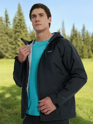 Куртка мембранная Patagonia Torrentshell, черный, арт. 85241P3A-BLK