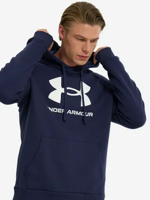 Худи Under Armour Rival Fleece, синий, арт. 1379758U0F-410