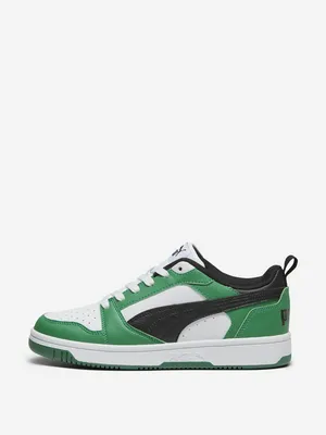Кеды PUMA Rebound V6 Lo Jr, зеленый, арт. 393833P0P-05