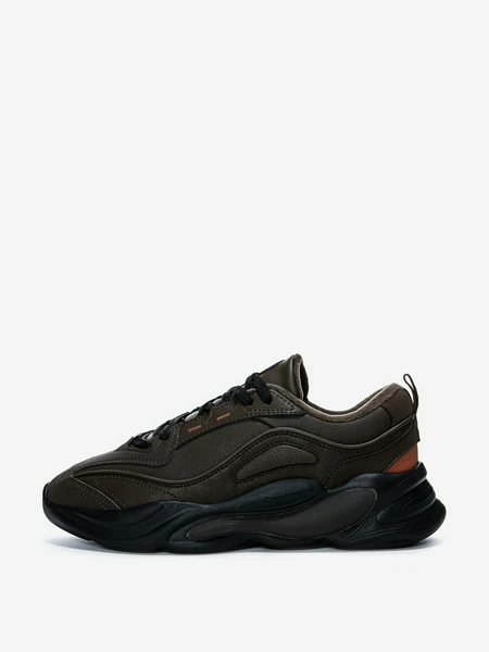 Кроссовки утепленные мужские Erke Jogging, коричневый, арт. 11125321009E1M-802