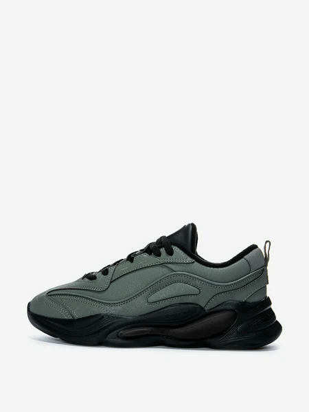 Кроссовки утепленные мужские Erke Jogging, зеленый, арт. 11125321009E1M-501