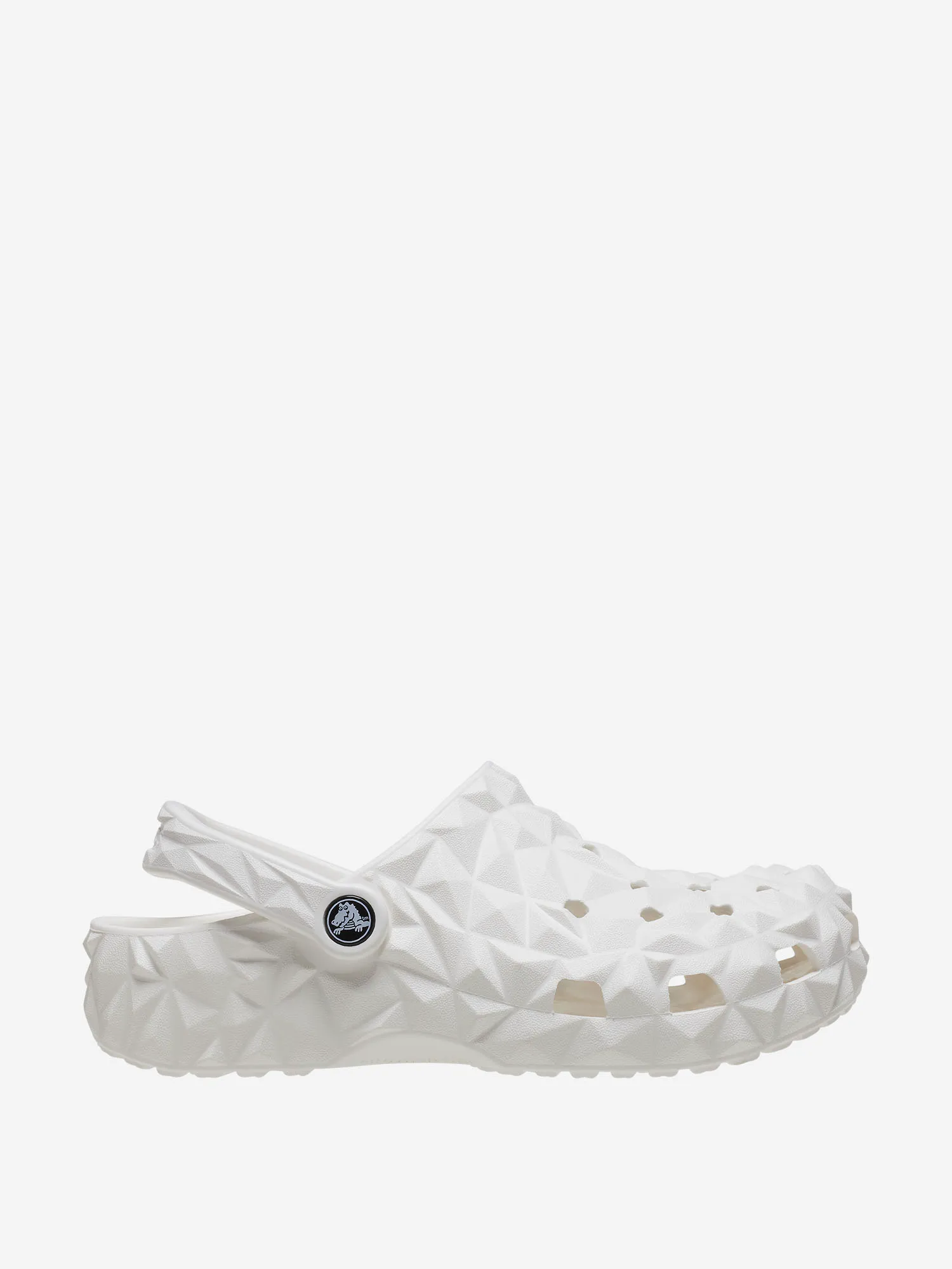 Сабо женские Crocs Classic Geometric Clog, белый, арт. 209563C1G-100