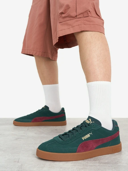 Кеды PUMA Club II Era Suede, зеленый, арт. 400717P0P-12