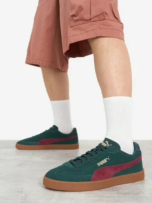 Кеды PUMA Club II Era Suede, зеленый, арт. 400717P0P-12