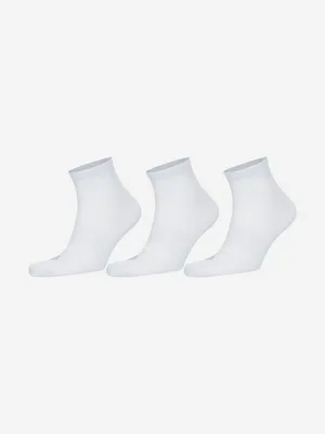Носки Columbia New Cotton Quarter Socks, 3 пары, белый, арт. NCQS3PCLB-WHT