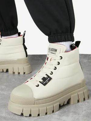 Ботинки утепленные PALLADIUM Revolt Boot Overcrush, белый, арт. 98863P2X-175