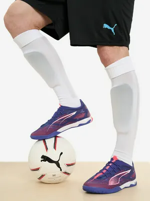Бутсы PUMA Ultra 5 Pro Court, фиолетовый, арт. 107888P0P-01