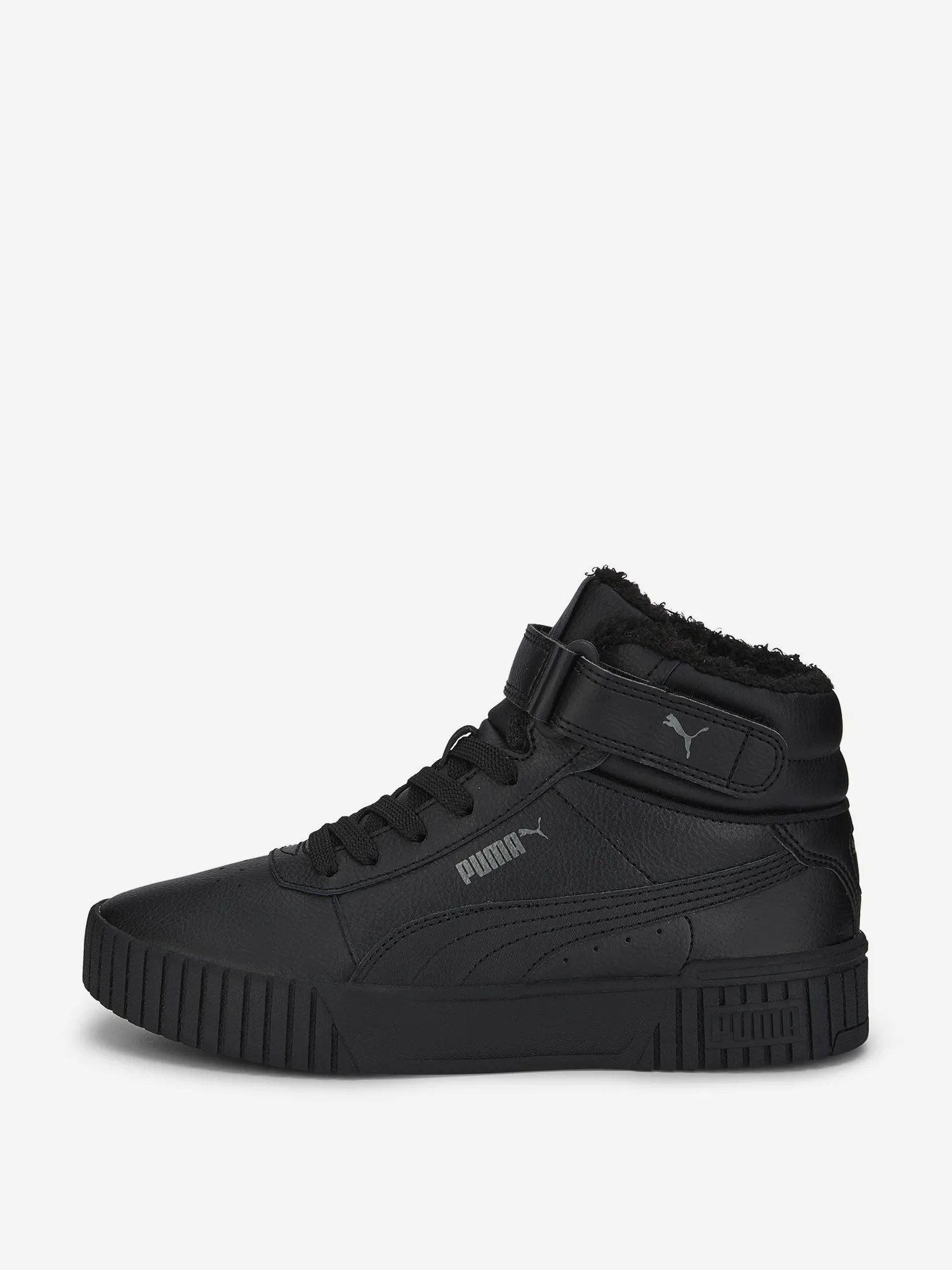 Кеды утепленные детские PUMA Carina 2.0 Mid Wtr, черный, арт. 387380P0P-01