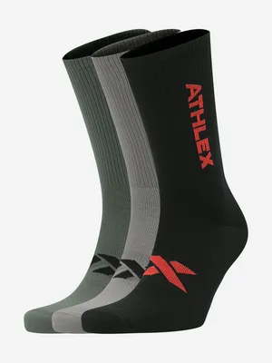 Носки Athlex, 3 пары, разноцветный, арт. 127191A31-MX
