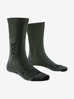 Носки X-Socks Hike Discover, зеленый, арт. XS-TQDIS24MK69-E014