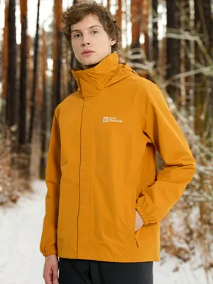 Куртка мембранная Jack Wolfskin Stormy Point, оранжевый, арт. 1111142J01-M0043