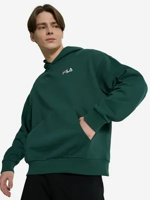 Худи мужское оверсайз FILA, зеленый, арт. 125557FLA-74