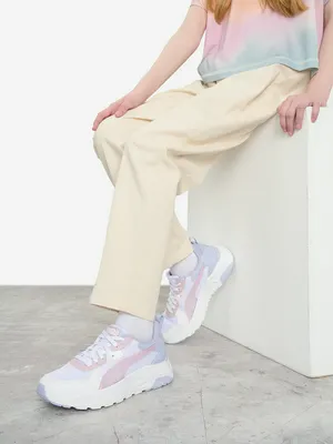 Кроссовки PUMA Trinity Lite Blurry Dreams Jr, белый, арт. 402265P0P-01