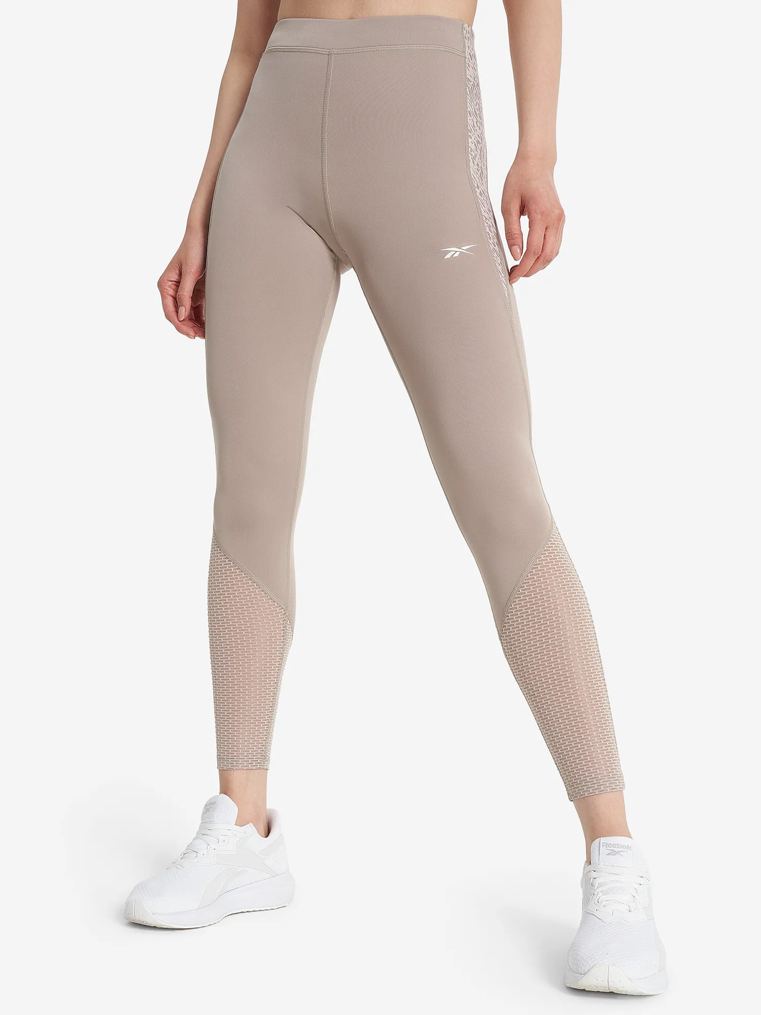 Легинсы Reebok Running, бежевый, арт. 100076060R00
