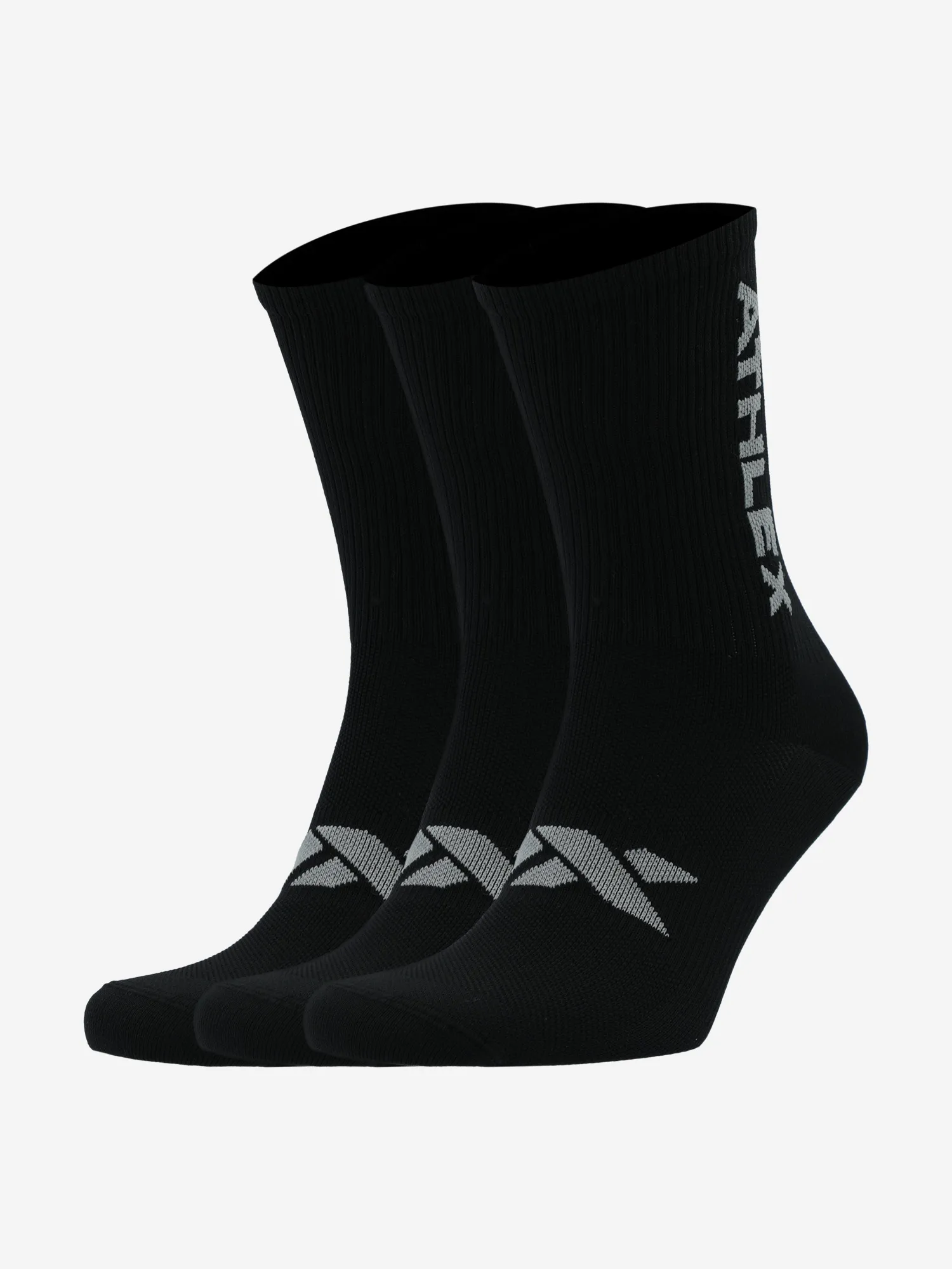 Носки Athlex, 3 пары, черный, арт. 127191A31-BA