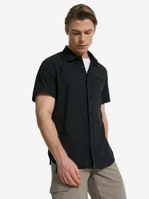 Рубашка с коротким рукавом Outventure, черный, арт. 134784OUT-99