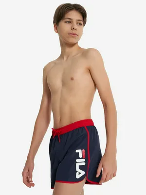 Шорты плавательные для мальчиков FILA, черный, арт. 122940FLA-V4