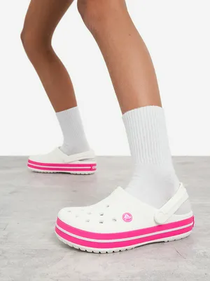 Сабо для девочек Crocs, белый, арт. 207006C1G-6WU